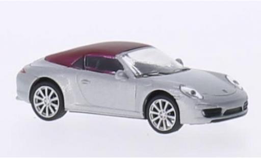 Miniature Porsche 991 S 1/87 Schuco 911 () Carrera S Cabriolet grise/matt-rouge Porsche 991 S 1/87 Schuco 911 () Carrera S Cabriolet grise/matt-rouge miniature