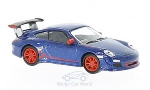 Miniature Porsche 997 GT3 RS 1/87 Schuco 911 () GT3 RS metallise bleue Porsche 997 GT3 RS 1/87 Schuco 911 () GT3 RS metallise bleue miniature