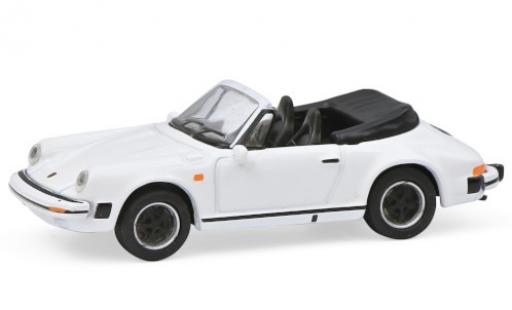 Miniature Porsche 911 1/87 Schuco Carrera 3.2 Cabriolet blanche Porsche 911 1/87 Schuco Carrera 3.2 Cabriolet blanche miniature