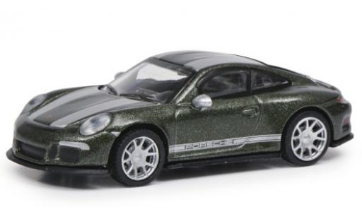 Miniature Porsche 991 R 1/87 Schuco 911 R () metallise verte/grise Porsche 991 R 1/87 Schuco 911 R () metallise verte/grise miniature