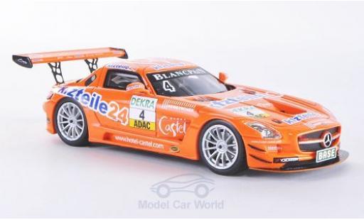 Miniature Mercedes SLS 1/43 Schuco AMG GT3 No.4 MS Racing Team Kfzteile24 ADAC GT Masters 2012 Stoll/Dobitsch Mercedes SLS 1/43 Schuco AMG GT3 No.4 MS Racing Team Kfzteile24 ADAC GT Masters 2012 Stoll/Dobitsch miniature
