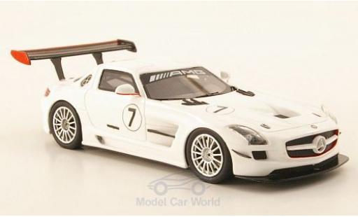 Miniature Mercedes SLS 1/43 Schuco AMG GT3 No.7 2010 Mercedes SLS 1/43 Schuco AMG GT3 No.7 2010 miniature