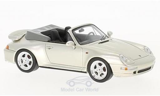 Miniature Porsche 993 Turbo 1/43 Schuco 911 () Turbo Cabriolet metallise beige Porsche 993 Turbo 1/43 Schuco 911 () Turbo Cabriolet metallise beige miniature
