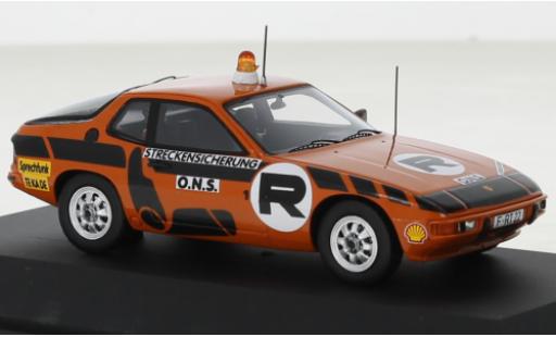 Miniature Porsche 924 1/43 Schuco ONS-Streckensicherung Porsche 924 1/43 Schuco ONS-Streckensicherung miniature