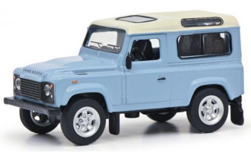 Miniature Land Rover Defender 1/64 Schuco bleu clair/blanche 1990 Land Rover Defender 1/64 Schuco bleu clair/blanche 1990 miniature