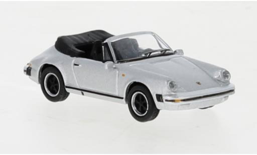Miniature Porsche 911 1/87 Schuco Carrera 3.2 Cabriolet grise Porsche 911 1/87 Schuco Carrera 3.2 Cabriolet grise miniature