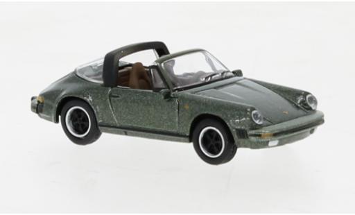 Miniature Porsche 911 1/87 Schuco Carrera 3.2 Targa metallise verte Porsche 911 1/87 Schuco Carrera 3.2 Targa metallise verte miniature