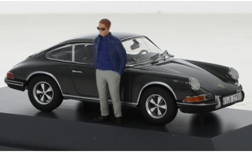Miniature Porsche 911 1/43 Schuco S grise 1971 Porsche 911 1/43 Schuco S grise 1971 miniature
