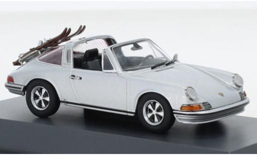 Miniature Porsche 911 1/43 Schuco Targa grise Skiurlaub 1971 Porsche 911 1/43 Schuco Targa grise Skiurlaub 1971 miniature
