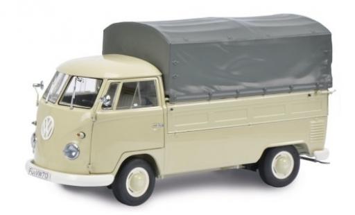 Miniature Volkswagen T1 1/32 Schuco b plateforme beige Volkswagen T1 1/32 Schuco b plateforme beige miniature