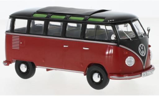 Miniature Volkswagen T1 1/32 Schuco b Samba noire/rouge Volkswagen T1 1/32 Schuco b Samba noire/rouge miniature