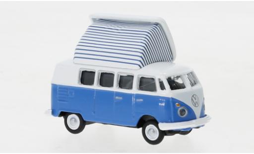 Miniature Volkswagen T1 1/87 Schuco c Camper bleue/blanche Volkswagen T1 1/87 Schuco c Camper bleue/blanche miniature