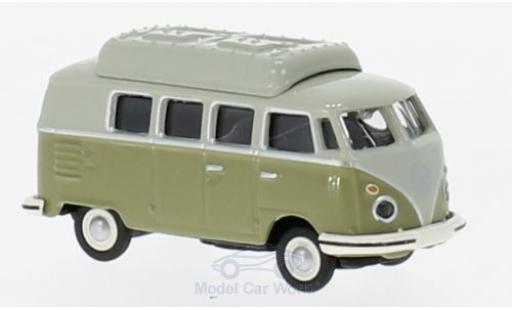 Miniature Volkswagen T1 A 1/87 Schuco c Camper verte/grise Volkswagen T1 A 1/87 Schuco c Camper verte/grise miniature