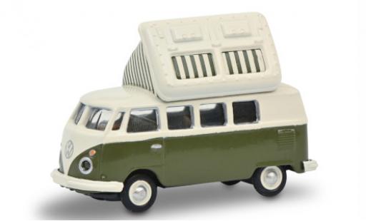 Miniature Volkswagen T1 1/87 Schuco c Camper verte/blanche Volkswagen T1 1/87 Schuco c Camper verte/blanche miniature