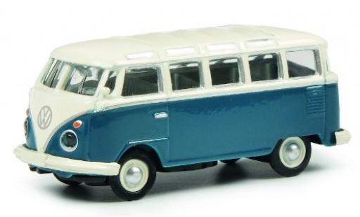 Miniature Volkswagen T1 1/87 Schuco c Samba bleue/blanche Volkswagen T1 1/87 Schuco c Samba bleue/blanche miniature