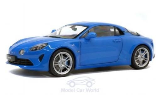 Miniature Alpine A110 1/18 Solido Pure metallise bleue 2018 Alpine A110 1/18 Solido Pure metallise bleue 2018 miniature