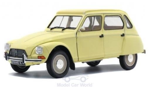 Miniature Citroen Dyane 1/18 Solido 6 jaune 1967 Citroen Dyane 1/18 Solido 6 jaune 1967 miniature