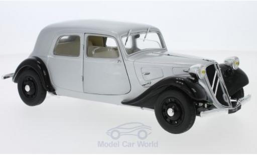 Miniature Citroen Traction 1/18 Solido 11CV grise/noire 1937 Citroen Traction 1/18 Solido 11CV grise/noire 1937 miniature