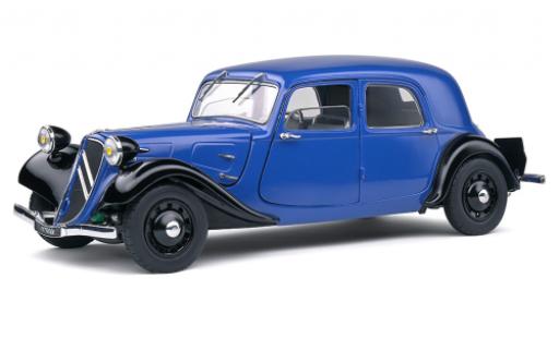 Miniature Citroen Traction 1/18 Solido bleue/noire 1937 Citroen Traction 1/18 Solido bleue/noire 1937 miniature