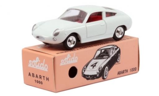 Miniature Fiat Abarth 1000 1/43 Solido Bialbero blanche 1966 Fiat Abarth 1000 1/43 Solido Bialbero blanche 1966 miniature