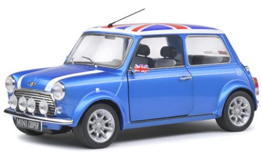 Miniature Mini Cooper 1/18 Solido Sport metallise bleue/Dekor 1997 Mini Cooper 1/18 Solido Sport metallise bleue/Dekor 1997 miniature