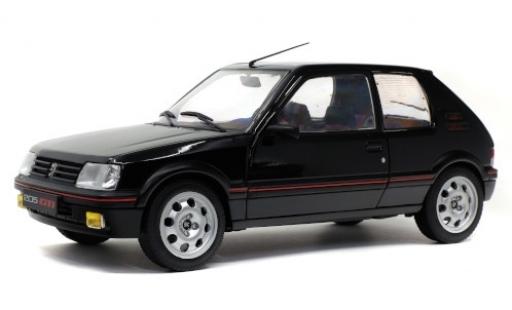 Miniature Peugeot 205 1/18 Solido 1.9 GTI Mk2 noire Peugeot 205 1/18 Solido 1.9 GTI Mk2 noire miniature