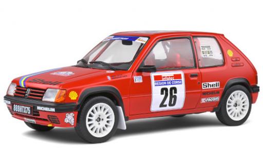 Miniature Peugeot 205 1/18 Solido Rallye PTS No.26 Talbot Sport Rallye WM Rallye Tour de Corse 1990 H.Devin/F.Viste Peugeot 205 1/18 Solido Rallye PTS No.26 Talbot Sport Rallye WM Rallye Tour de Corse 1990 H.Devin/F.Viste miniature