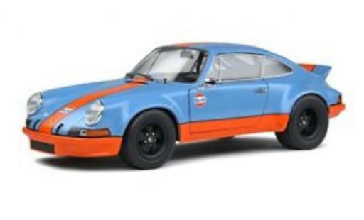 Miniature Porsche 911 1/18 Solido RSR bleue/orange Gulf 1973 Porsche 911 1/18 Solido RSR bleue/orange Gulf 1973 miniature