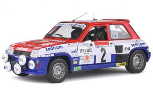 Miniature Renault 5 1/18 Solido Turbo No.2 Team Galtier Sodicam Rallye EM Rallye Antibes 1983 y compris les Decals J-L.Therier/M.Vial Renault 5 1/18 Solido Turbo No.2 Team Galtier Sodicam Rallye EM Rallye Antibes 1983 y compris les Decals J-L.Therier/M.Vial miniature