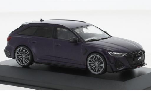 Miniature Audi RS6 1/43 Solido -R matt-violetteee 2022 Audi RS6 1/43 Solido -R matt-violetteee 2022 miniature