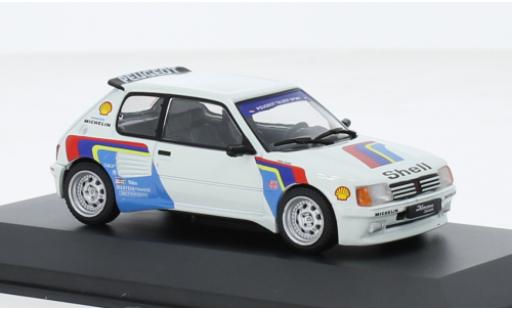 Miniature Peugeot 205 1/43 Solido GTI Dimma blanche/Décorer Peugeot 205 1/43 Solido GTI Dimma blanche/Décorer miniature