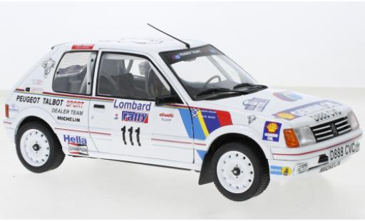 Miniature Peugeot 205 1/18 Solido GTI No.111 Rallye WM RAC Rallye 1988 Peugeot 205 1/18 Solido GTI No.111 Rallye WM RAC Rallye 1988 miniature