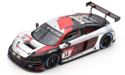 Miniature Audi R8 1/18 Spark LMS No.14 Sport Team Car Collection 24h Nürburgring 2019 M.Winkelhock/C.Haase/M.Fässler/R.Rast Audi R8 1/18 Spark LMS No.14 Sport Team Car Collection 24h Nürburgring 2019 M.Winkelhock/C.Haase/M.Fässler/R.Rast miniature