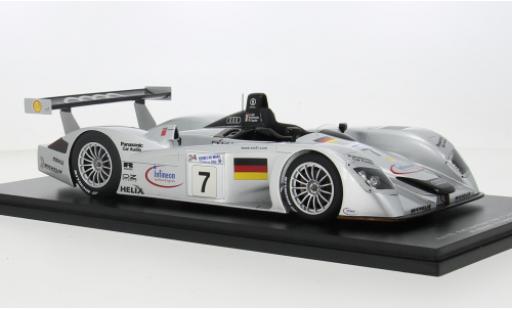 Miniature Audi R8 1/18 Spark No.7 24h Le Mans 2000 1:18 Audi R8 1/18 Spark No.7 24h Le Mans 2000 1:18 miniature