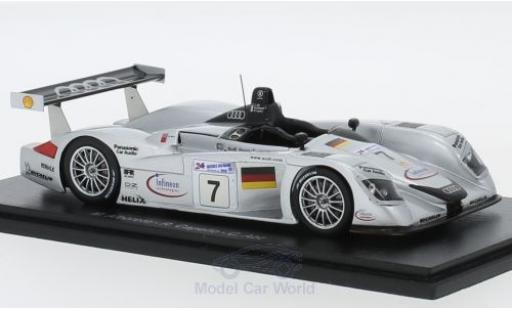 Miniature Audi R8 1/43 Spark No.7 Sport Team Joest 24h Le Mans 2000 M.Alboreto/R.Capello/C.Abt Audi R8 1/43 Spark No.7 Sport Team Joest 24h Le Mans 2000 M.Alboreto/R.Capello/C.Abt miniature