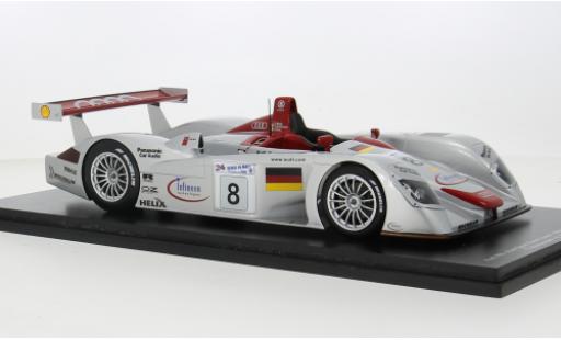 Miniature Audi R8 1/18 Spark No.8 24h Le Mans 2000 1:18 Audi R8 1/18 Spark No.8 24h Le Mans 2000 1:18 miniature