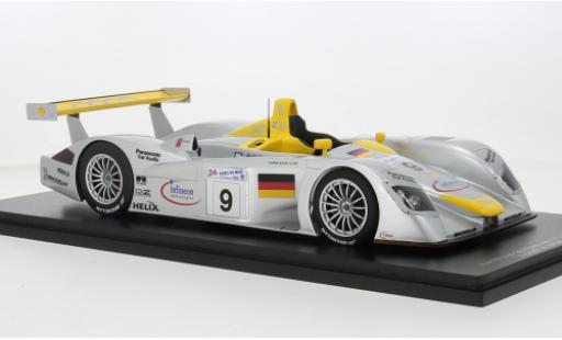 Miniature Audi R8 1/18 Spark No.9 24h Le Mans 2000 1:18 Audi R8 1/18 Spark No.9 24h Le Mans 2000 1:18 miniature