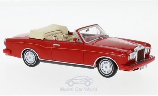 Miniature Bentley Continental T 1/43 Spark Cabriolet rouge RHD 1984 Bentley Continental T 1/43 Spark Cabriolet rouge RHD 1984 miniature