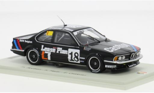 Miniature Bmw 635 1/43 Spark CSi 24h Spa 1986 #18 1:43 Bmw 635 1/43 Spark CSi 24h Spa 1986 #18 1:43 miniature