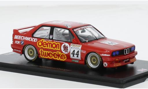 Miniature Bmw M3 1/43 Spark (E30) No.44 Demon Tweeks BTCC Thruxton 1988 1:43 Bmw M3 1/43 Spark (E30) No.44 Demon Tweeks BTCC Thruxton 1988 1:43 miniature
