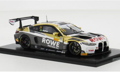 Miniature Bmw M4 1/43 Spark GT3 No.11 ROWE Racing Fia GT World Cup Macau 2023 1:43 Bmw M4 1/43 Spark GT3 No.11 ROWE Racing Fia GT World Cup Macau 2023 1:43 miniature