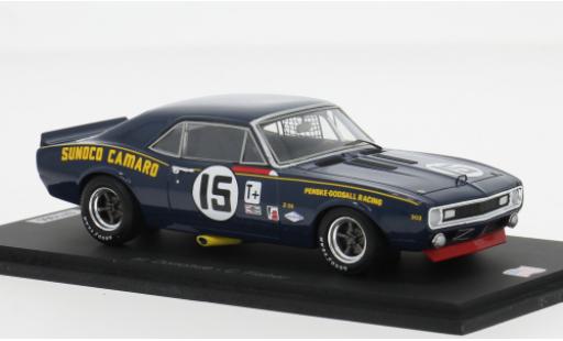 Miniature Chevrolet Camaro 1/43 Spark 12h Sebring 1968 #15 1:43 Chevrolet Camaro 1/43 Spark 12h Sebring 1968 #15 1:43 miniature