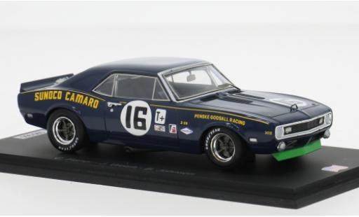 Miniature Chevrolet Camaro 1/43 Spark 12h Sebring 1968 #16 1:43 Chevrolet Camaro 1/43 Spark 12h Sebring 1968 #16 1:43 miniature