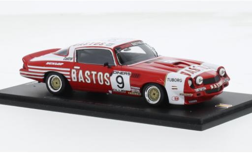 Miniature Chevrolet Camaro 1/43 Spark Z28 No.9 Bastos S.Power Racing Bastos 24h Spa 1981 1:43 Chevrolet Camaro 1/43 Spark Z28 No.9 Bastos S.Power Racing Bastos 24h Spa 1981 1:43 miniature