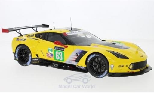 Miniature Chevrolet Corvette C7 1/18 Spark C7.R No.63 Racing - GM 24h Le Mans 2017 J.Magnussen/A.Garcia/J.Taylor Chevrolet Corvette C7 1/18 Spark C7.R No.63 Racing - GM 24h Le Mans 2017 J.Magnussen/A.Garcia/J.Taylor miniature