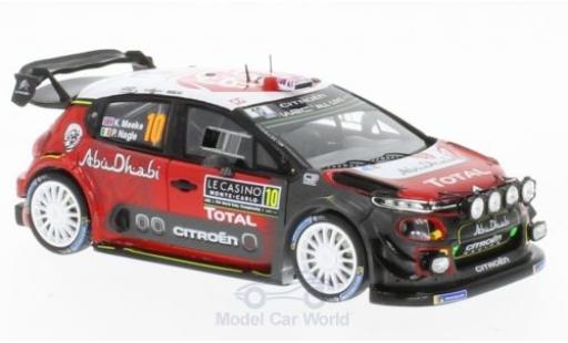 Miniature Citroen C3 1/43 Spark WRC No.10 Total Abu Dhabi World Rally Team Rallye WM Rallye Monte Carlo 2018 K.Meeke/P.Nagle Citroen C3 1/43 Spark WRC No.10 Total Abu Dhabi World Rally Team Rallye WM Rallye Monte Carlo 2018 K.Meeke/P.Nagle miniature