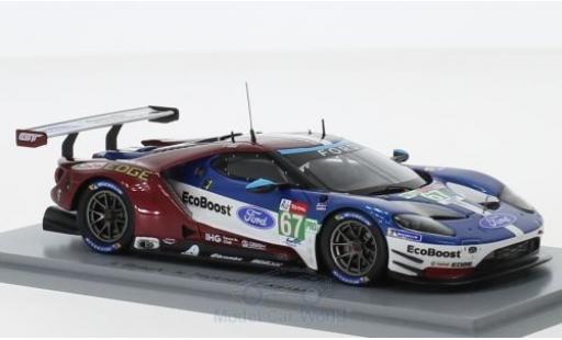 Miniature Ford GT 1/43 Spark No.67 Chip Ganassi Team UK 24h Le Mans 2018 H.Tincknell/A.Priaulx/T.Kanaan Ford GT 1/43 Spark No.67 Chip Ganassi Team UK 24h Le Mans 2018 H.Tincknell/A.Priaulx/T.Kanaan miniature