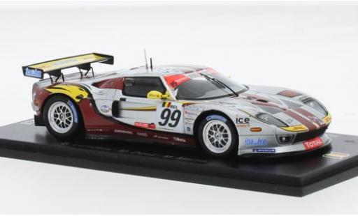 Miniature Ford GT 1/43 Spark No.99 Marc VDS Racing Team 24h Spa 2010 1:43 Ford GT 1/43 Spark No.99 Marc VDS Racing Team 24h Spa 2010 1:43 miniature