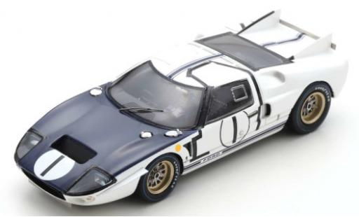 Miniature Ford GT40 1/43 Spark MK II RHD No.1 24h Le Mans 1965 K.Miles/B.McLaren Ford GT40 1/43 Spark MK II RHD No.1 24h Le Mans 1965 K.Miles/B.McLaren miniature