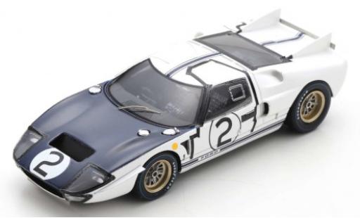 Miniature Ford GT40 1/43 Spark MKII RHD No.2 24h Le Mans 1965 P.Hill/C.Amon Ford GT40 1/43 Spark MKII RHD No.2 24h Le Mans 1965 P.Hill/C.Amon miniature